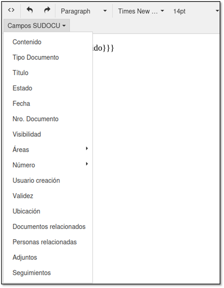 Etiqueta para los docuementos.